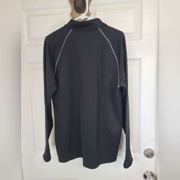 Under Armour Men's Long Sleeve Quarter Zip Warm-up,  Size: XL Color: Black - Picture 7 of 11
